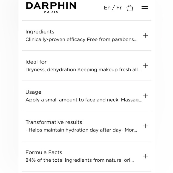 2/$20 ⭐️ NWT DARPHIN hydraskin light cream gel - Picture 2 of 4